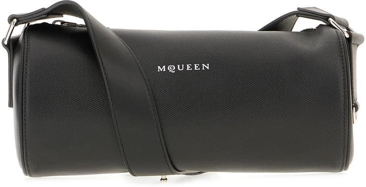 Alexander McQueen Alexander Mcqueen Black leather small Roller crossbody bag