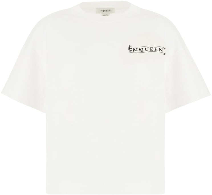 Alexander McQueen Alexander Mcqueen White cotton t-shirt