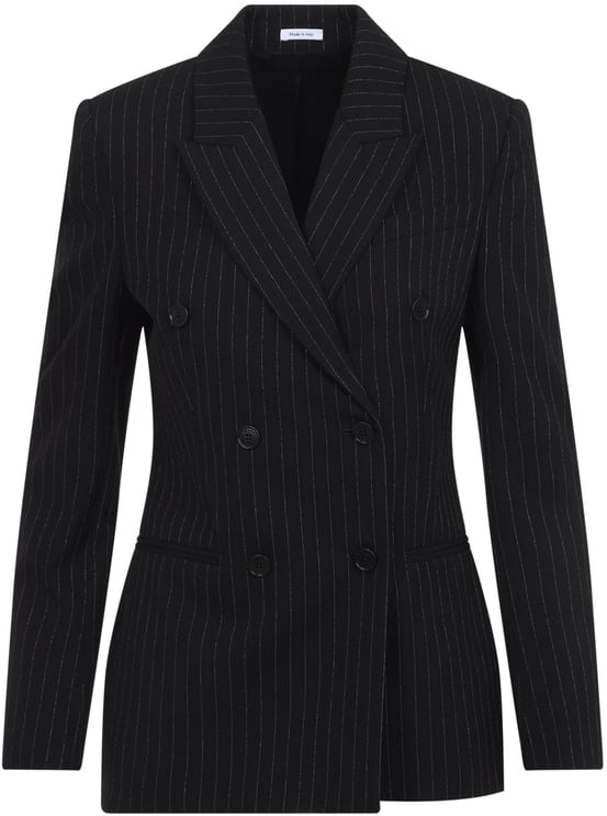 Alexander McQueen Alexander Mcqueen Pinstripe Lurex Jacket