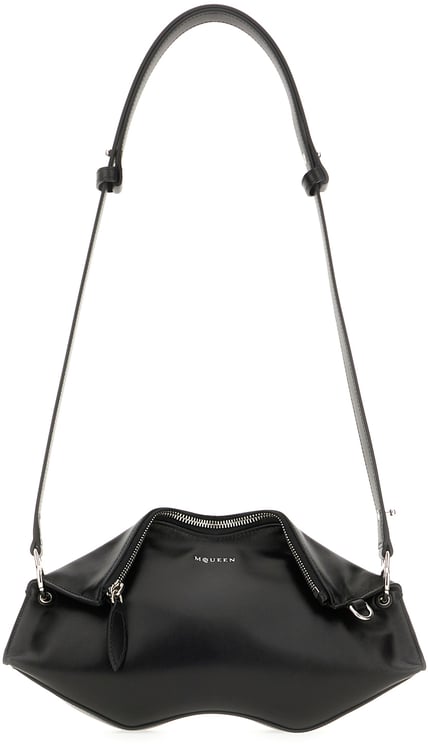 Alexander McQueen Alexander Mcqueen Black leather Manta shoulder bag