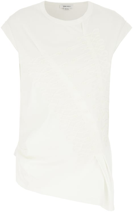 Alexander McQueen Alexander Mcqueen White cotton t-shirt