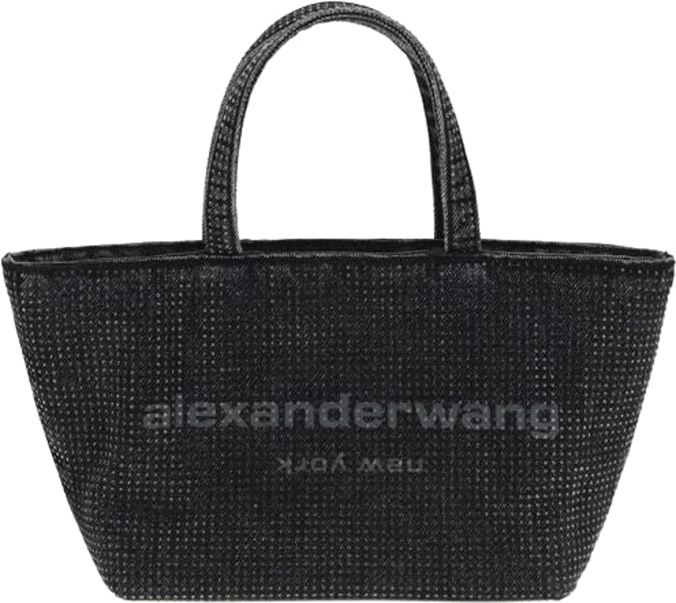 Alexander Wang Alexander Wang Gray Cotton Shoulder Bag