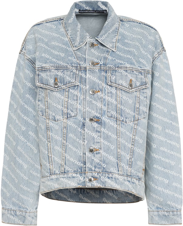 Alexander Wang Printed denim jacket