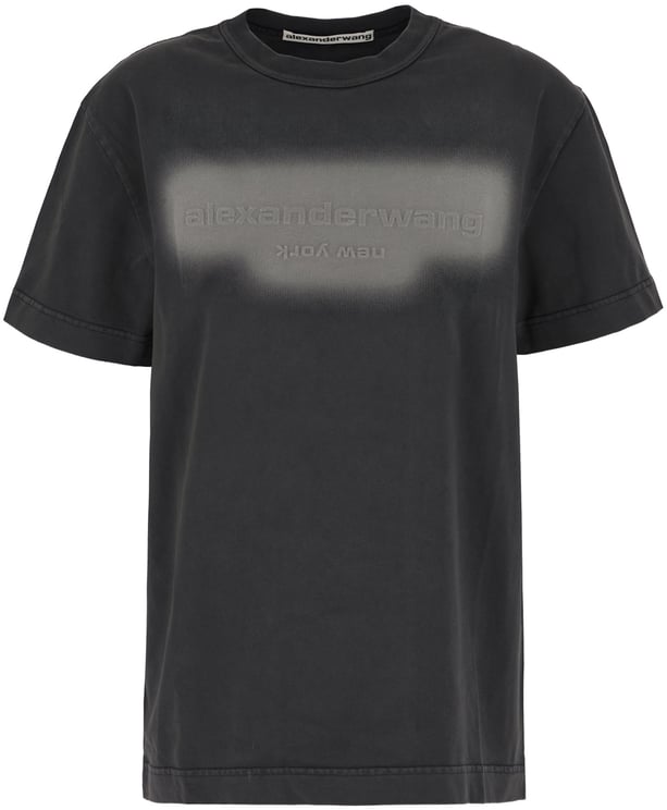 Alexander Wang Alexander Wang Graphite cotton t-shirt
