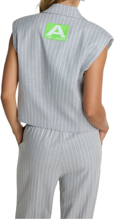 Alix The Label Pinstripe Gilet