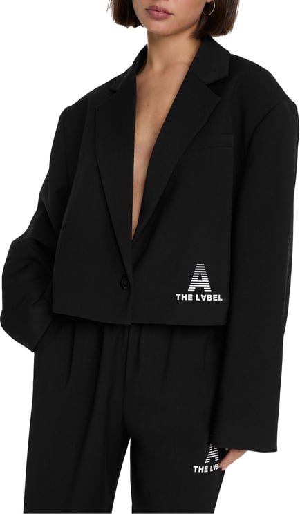 Alix The Label Flowy Cropped Blazer