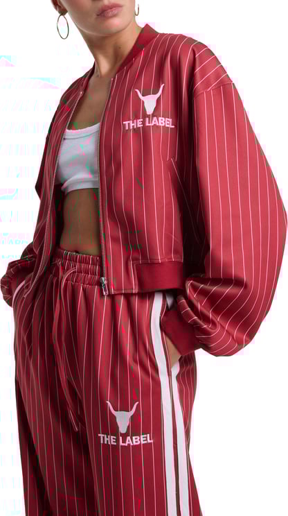 Alix The Label Pinstripe Cropped Jas