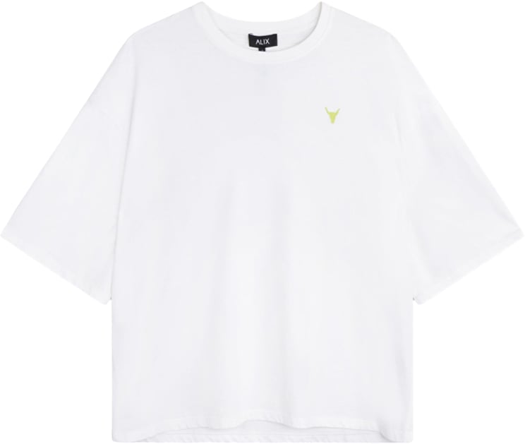 Alix The Label Alix The Label Ladies Knitted The Label T-shirt T-shirts Ecru 2603819650