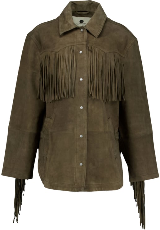 Alter Ego Ginny Jacket Fringes Olive