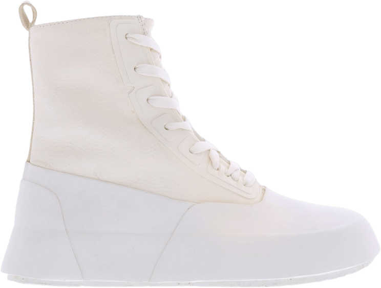 AMBUSH Heren Leather Mix Hi-Top Sneaker Off