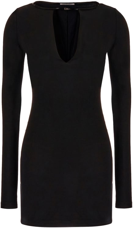 AMBUSH Ambush Black stretch viscose mini dress