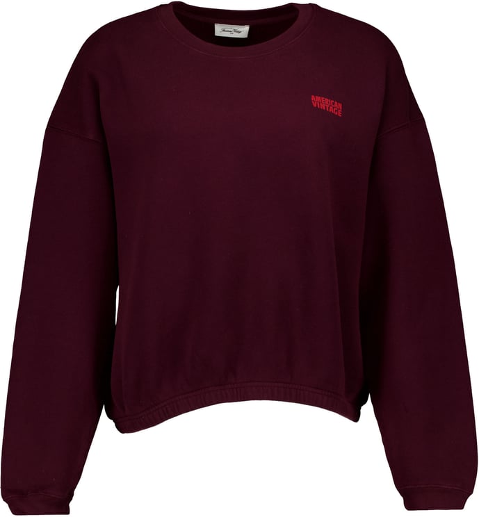 American Vintage American Vintage Izubird Sweaters Bordeaux Izu03ae26