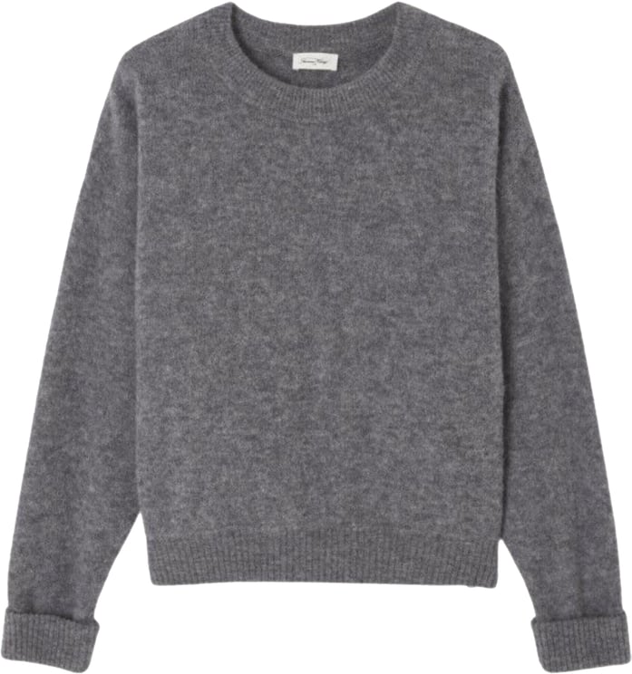 American Vintage American Vintage Vito18eh25 Truien Donkergrijs Vito18eh25