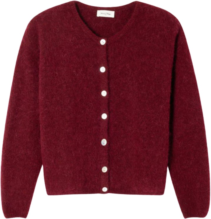 American Vintage American Vintage Vitow Vesten Bordeaux Vito19ee26