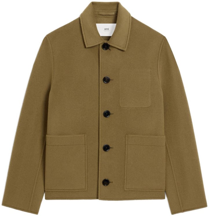AMI Paris Boxy Brown Jacket
