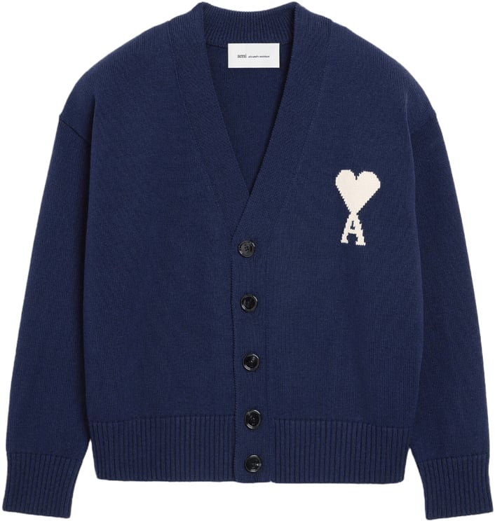 AMI Paris CARDIGAN ADC ENCRU/ECRU