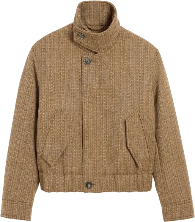 AMI Paris Harrington jas donkerbeige