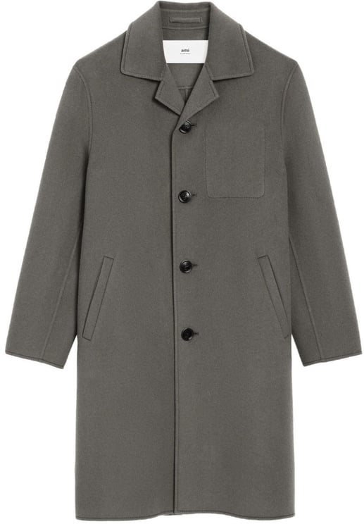 AMI Paris Coats Gris Chiné