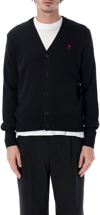 AMI Paris Cardigan Adc Nero
