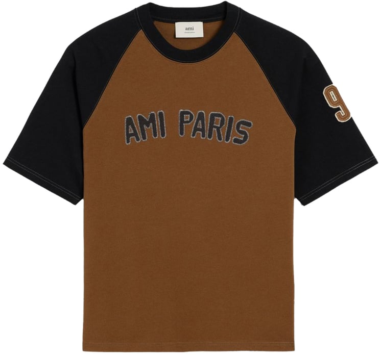 AMI Paris T-Shirts And Polos Brown