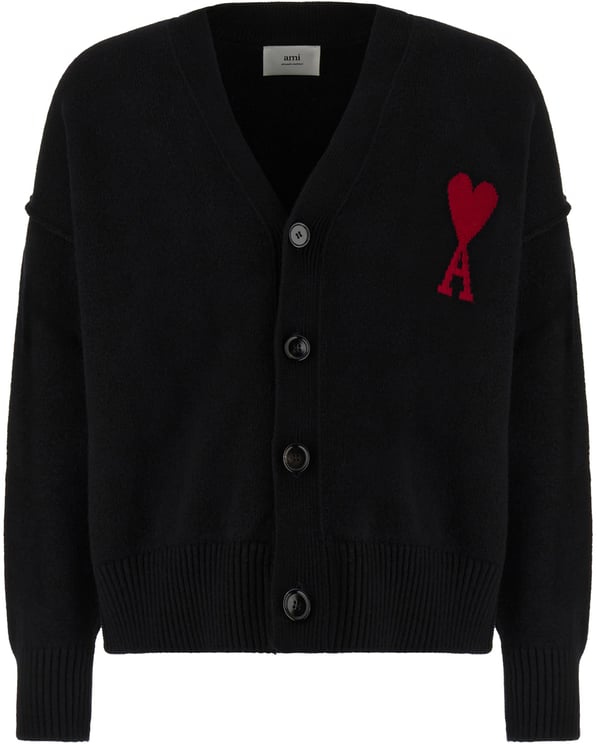AMI Paris Ami Paris Black wool cardigan