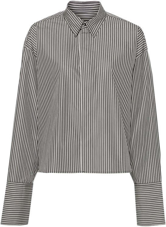 AMI Paris Boxy Fit Striped Shirt