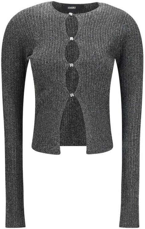 Amiri Amiri Black Viscose Cardigan