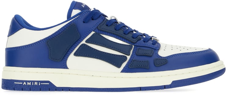 Amiri Amiri Two-tone leather Skel Top sneakers