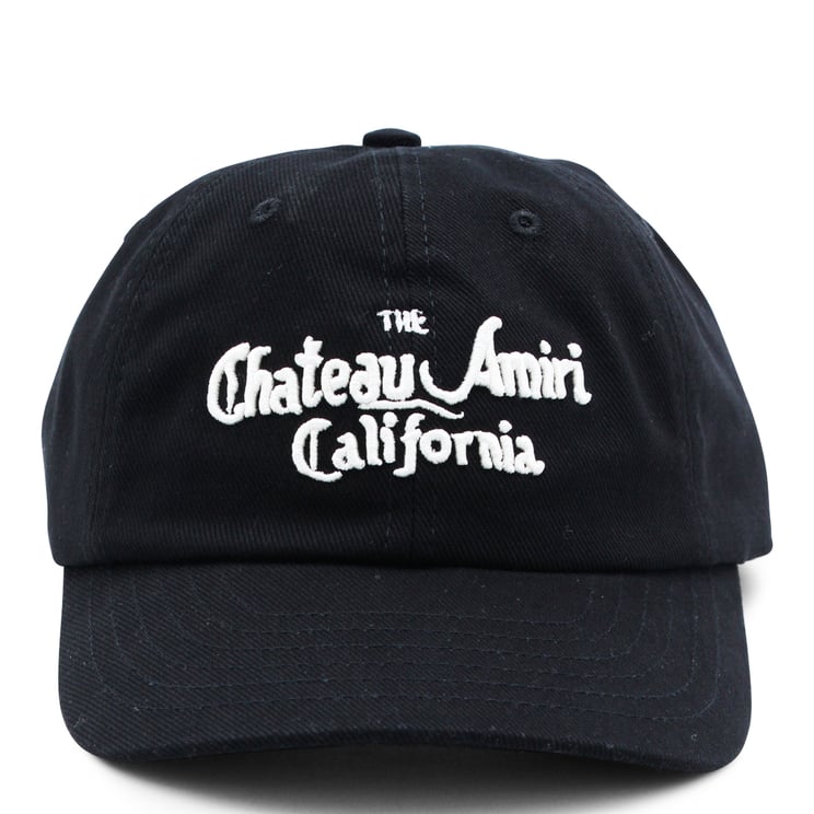 Amiri Black Cotton Logo Hat