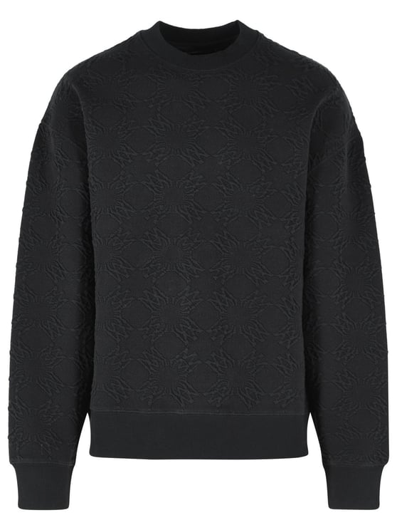 Amiri 'Ma Quad' Black Cotton Blend Sweatshirt