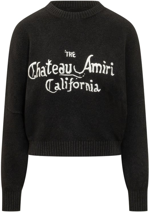 Amiri Maglia Girocollo con Stampa Frontale