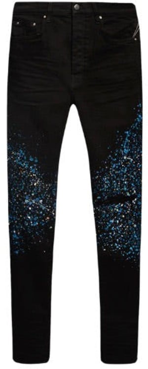 Amiri Amiri Crystal Painter Jean 'Zwart'