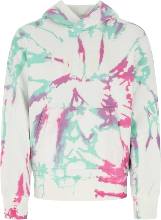 Amiri Amiri Logo Tie-Dye Hoodie Sweatshirt
