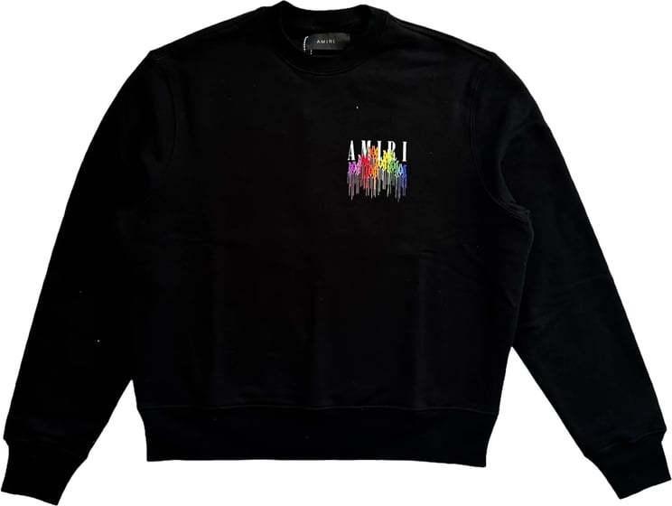 Amiri Amiri MA Drip Collage Crewneck 'Zwart'