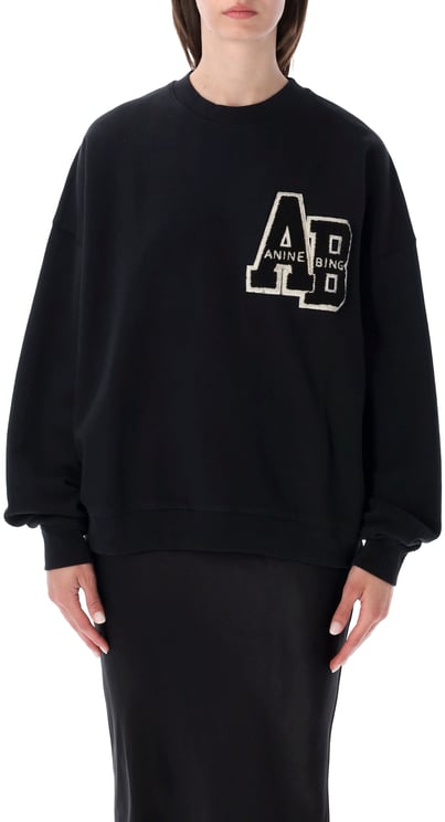 Anine Bing Miles Fleece Over Nero