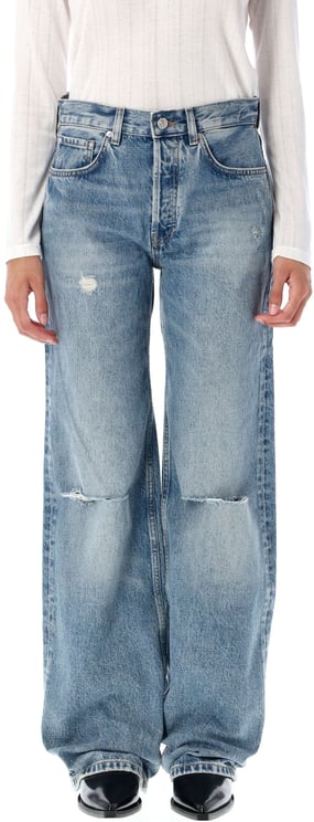 Anine Bing Hugh Jean Washed Blue