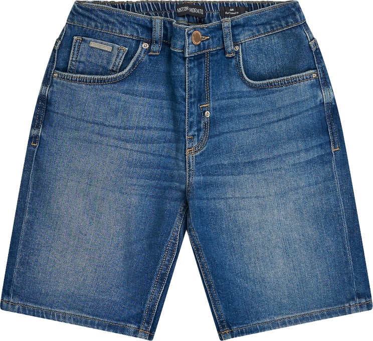 Antony Morato SHORT DENIM LIAM RELAXED FIT IN SOFT STRETCH BLUE DENIM