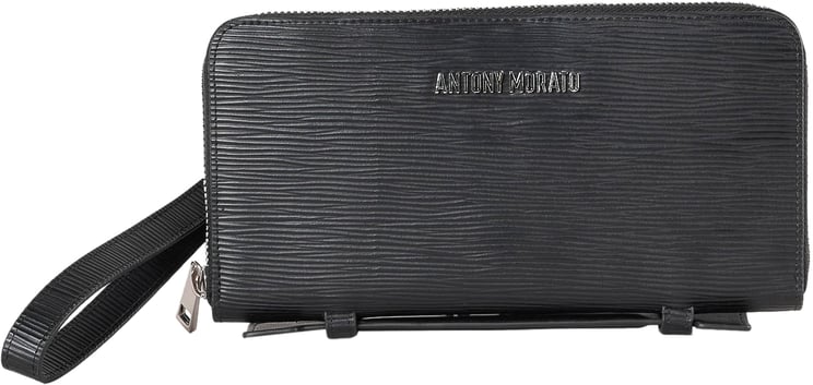 Antony Morato CONTINENTAL POUCH.LOGO PLATE.DOUBLE HANDLE