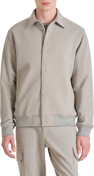 Antony Morato COAT REGULAR FIT IN BI-STRETCH FABRIC TECHNO HANDFEEL WITH LOGOED BADGE