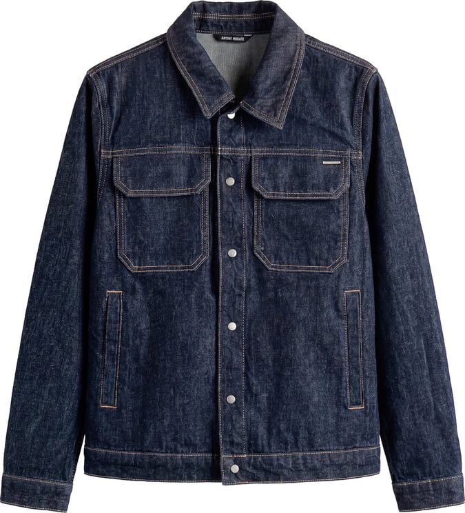 Antony Morato DENIM COAT RAY SLIM FIT IN RAW BLUE DENIM