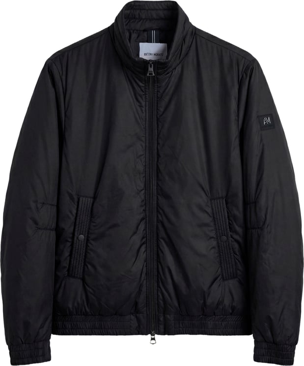 Antony Morato COAT REGULAR FIT IN NYLON SHIOZE FABRIC WITH ECOPADDING AND LOGOED METAL BADGE ON RUBBER PATCH