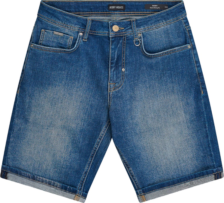 Antony Morato DENIM SHORT RANDY SKINNY FIT IN STRETCH BLUE DENIM