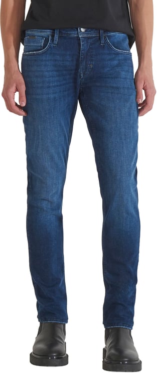 Antony Morato JEANS OZZY TAPERED FIT IN POWER STRETCH BLUE DENIM