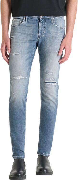 Antony Morato JEANS OZZY TAPERED FIT IN AUTHENTIC SPECIAL BLUE DENIM
