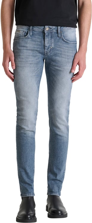 Antony Morato JEANS OZZY TAPERED FIT IN STRETCH BLUE DENIM AUTHENTIC LOOK