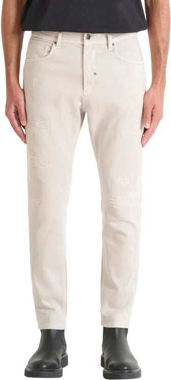 Antony Morato JEANS KARL SKINNY CROPPED FIT IN COLOUR BULL DENIM