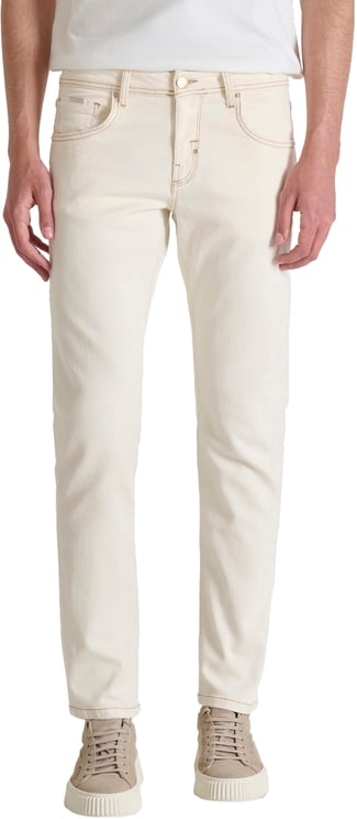 Antony Morato JEANS KURT COMFORT TAPERED FIT IN AUTHENTIC NATURAL COTTON DENIM