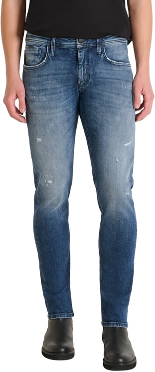 Antony Morato JEANS KURT COMFORT TAPERED FIT IN ICONIC BLUE DENIM