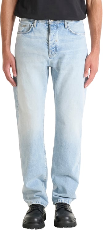 Antony Morato JEANS BRAD FLARED STRAIGHT FIT IN RIGID BLUE DENIM