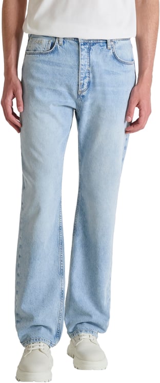 Antony Morato JEANS BRAD FLARED STRAIGHT FIT IN RIGID BLUE DENIM